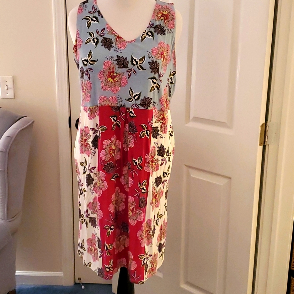 J.Jill Fun Floral Dress